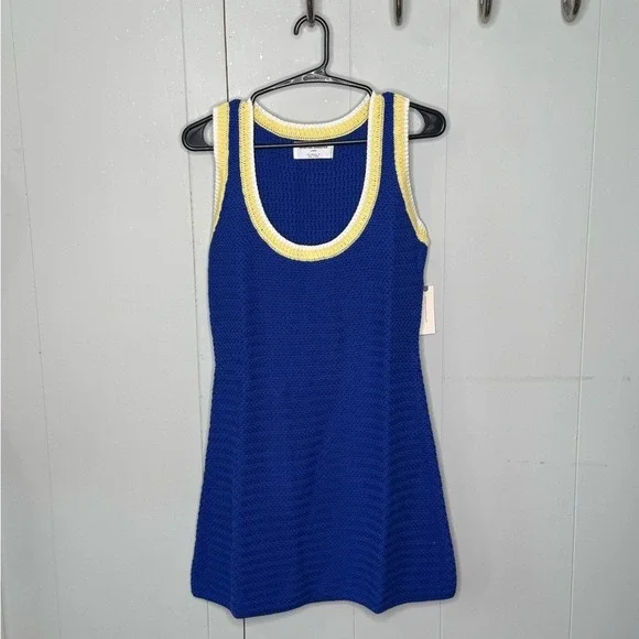 NWT ! Anthropologie Spiritual Gangster River Scoop-Neck Crochet Mini Dress - Picture 5 of 11